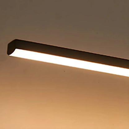 Hexagonal LED Vanity Light for Bathroom Mirror – Modern Linear Wall Mount Fixture in Gold, Black or White