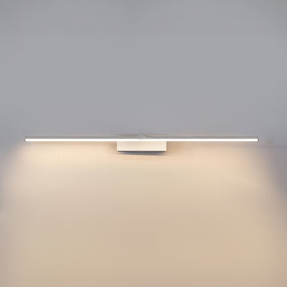 Hardwired LED Vanity Light Bar 16 in Aluminum Black for Bathroom Mirror Above Sink Modern Indoor Wall Sconce Fixture with Adjustable Color T