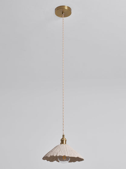 Industrial Concrete Hanging Light Fixture with Adjustable Cord for Kitchen Island Breakfast Bar Dining Area Counter Modern Gray Cement Suspe