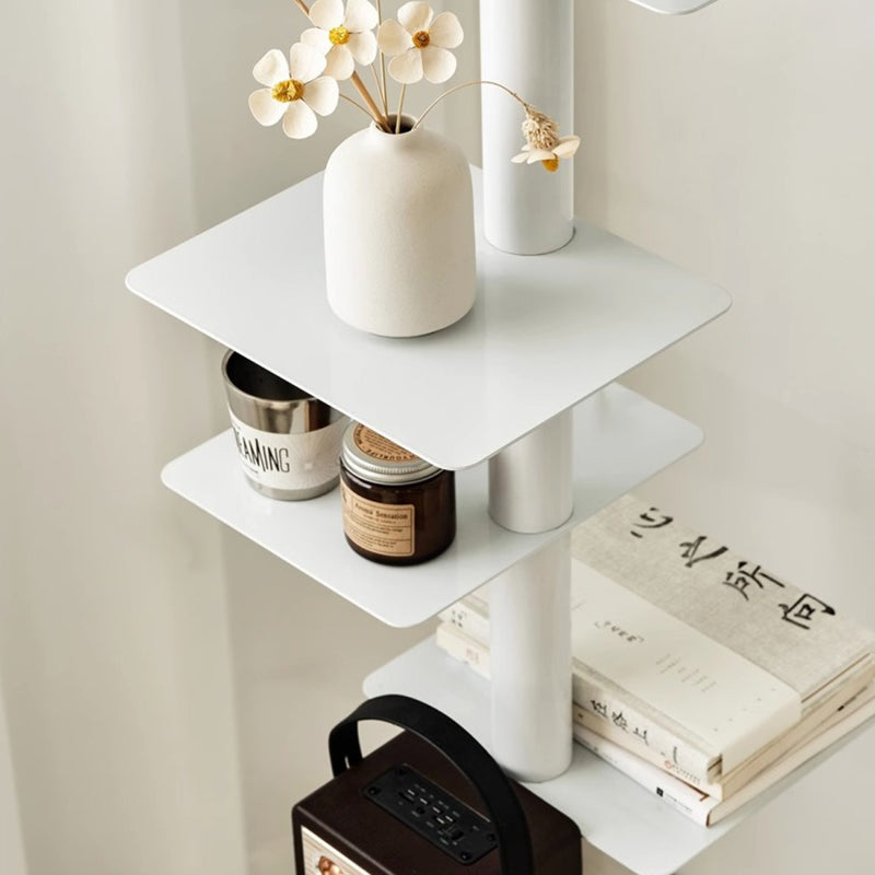 Mid-Century Bookshelf | 9-Tier Carbon Steel Display Rack for Stylish Storage