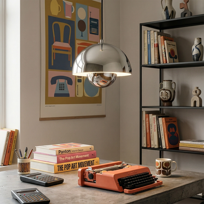 Mid-Century Modern Flower Bud Pendant Light - Versatile Pendant Lighting with Geometric Design