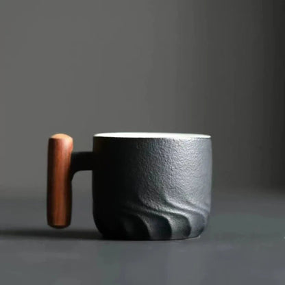 Milano Ceramic Mug with Retro Gradient Glaze, Durable Painted Coffee Cup, 2x3 Inch