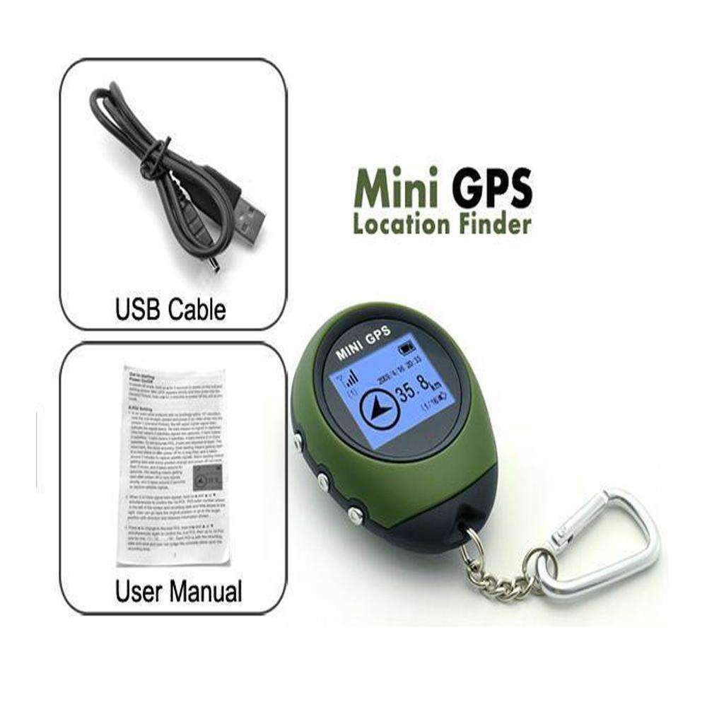 Mini GPS Tracker | Portable Keychain Navigation Device with Long Battery Life | Essential Tool for Outdoor Adventures