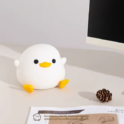 LED Nightstand Light 4 in Tall Acrylic Minimalist Desk Lamp Warm Glow USB Charging Port Bedside Reading Light Space-Saving Modern Decor