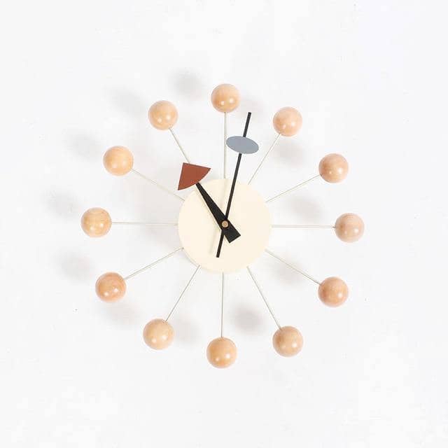 Modern 3D Sphere Wall Clock – Silent Quartz Movement – Minimalist Scandinavian Home Decor for Living Room, Bedroom, Office