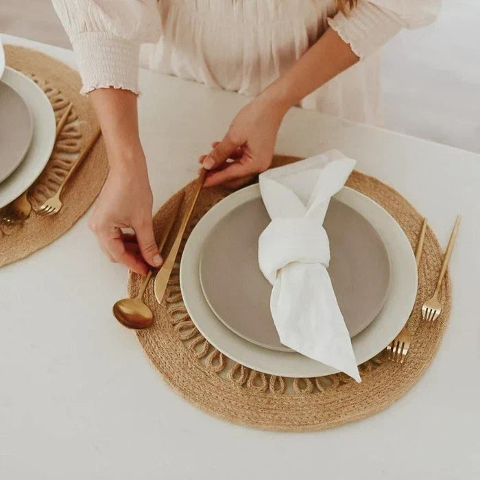 Stainless Steel Flatware Set – Matte Finish 5-Piece Place Settings for Everyday & Formal Dining