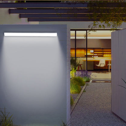 Outdoor Aluminum LED Wall Sconce Waterproof Light Fixture Modern Design for Patio, Porch, Entryway