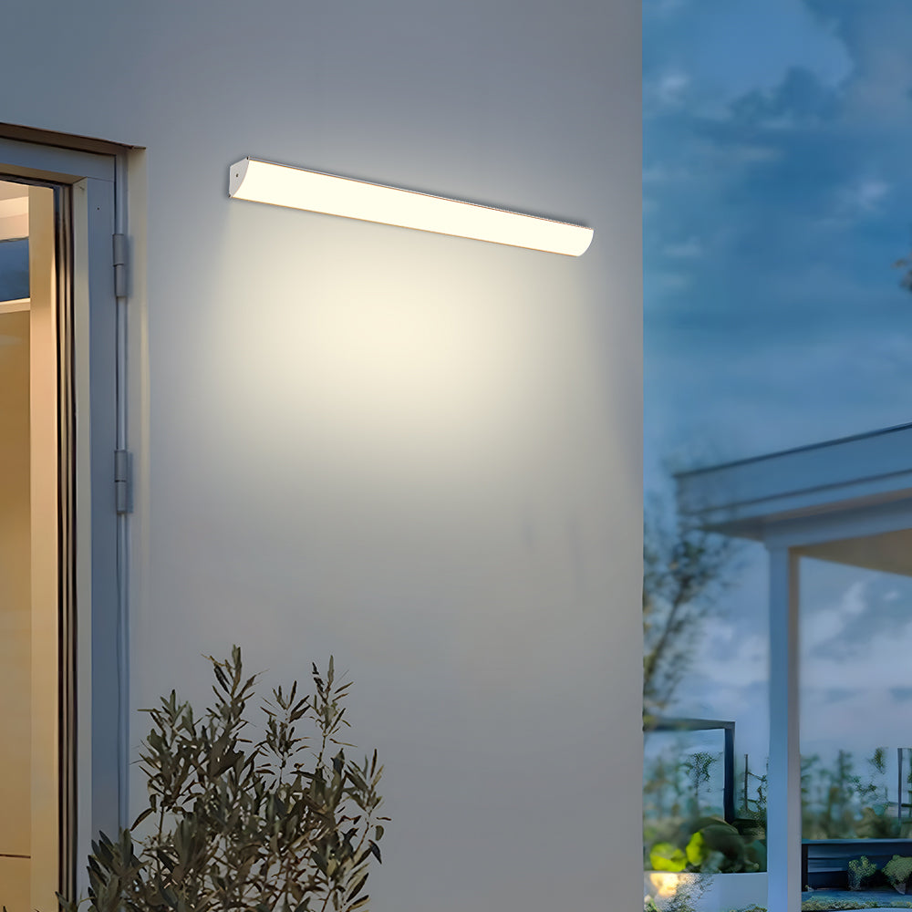 Outdoor Aluminum LED Wall Sconce Waterproof Light Fixture Modern Design for Patio, Porch, Entryway