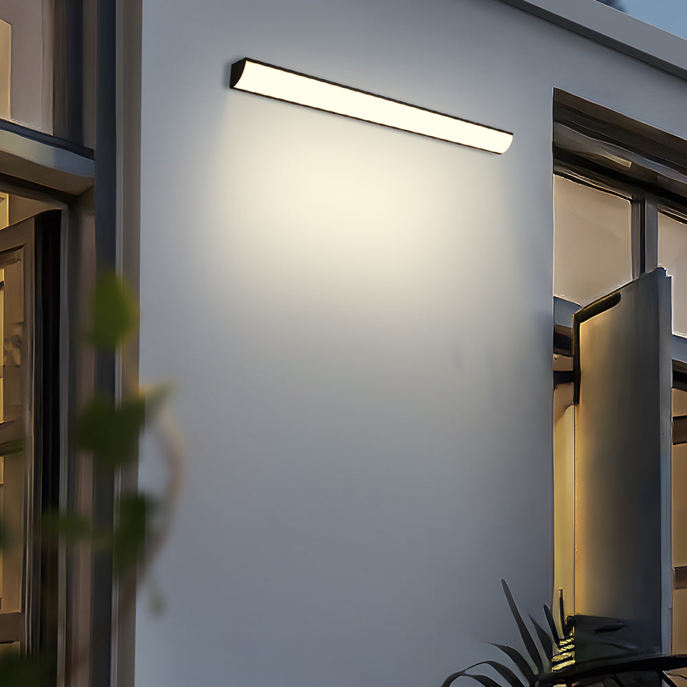 Outdoor Aluminum LED Wall Sconce Waterproof Light Fixture Modern Design for Patio, Porch, Entryway
