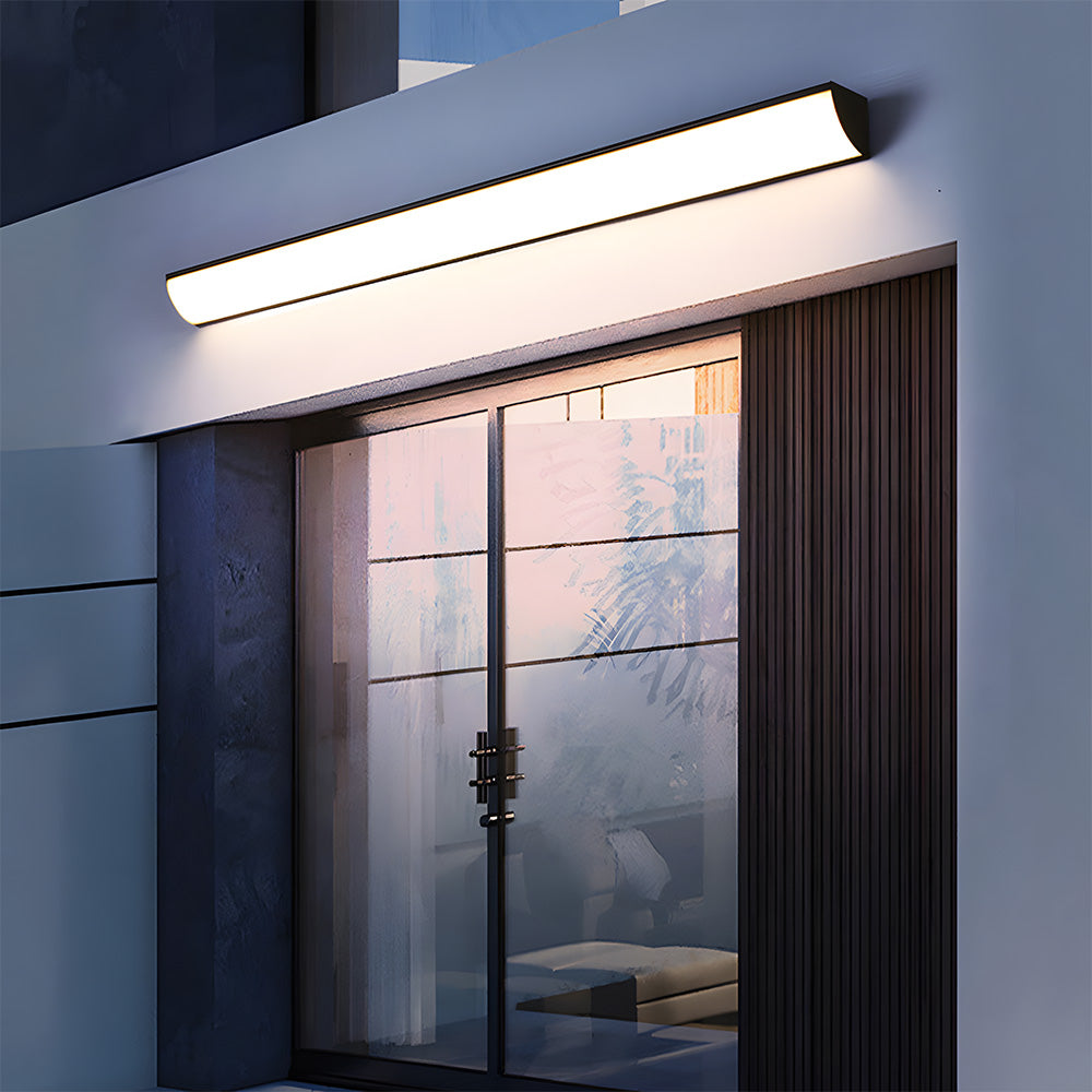 Outdoor Aluminum LED Wall Sconce Waterproof Light Fixture Modern Design for Patio, Porch, Entryway