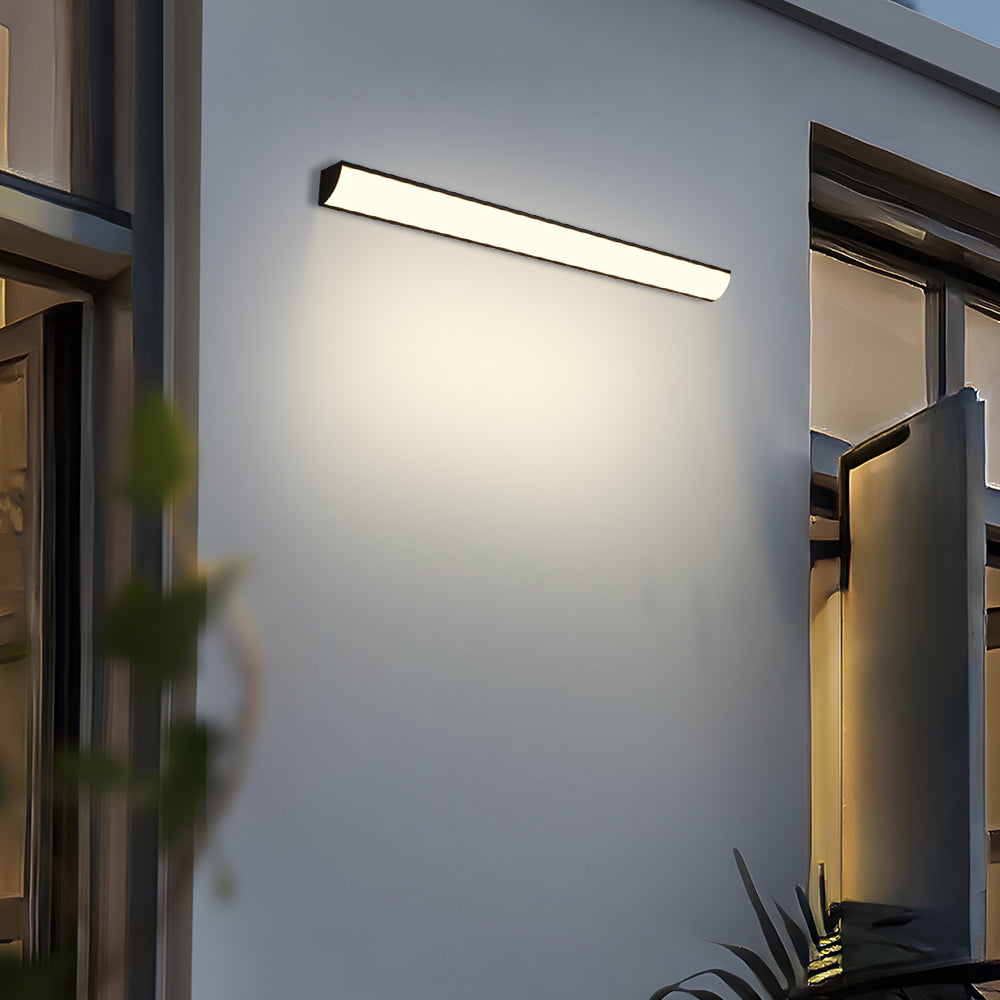 Outdoor Aluminum LED Wall Sconce Waterproof Light Fixture Modern Design for Patio, Porch, Entryway