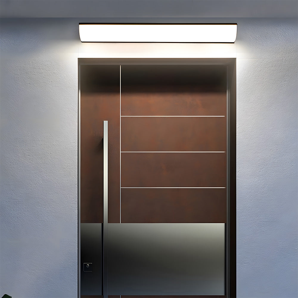 Outdoor Aluminum LED Wall Sconce Waterproof Light Fixture Modern Design for Patio, Porch, Entryway