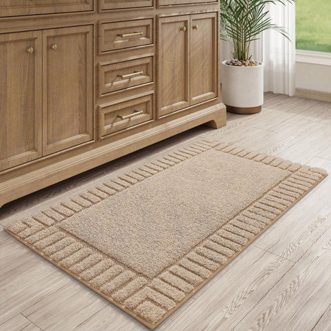 Mistral Bath Rug - Flocked Material, Non-Slip and Quick-Drying