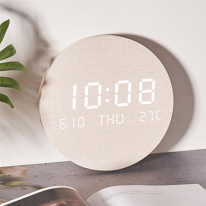 Minimalist Collection | Digital Wall Clock with Clear Display | Scandinavian Decor for Modern Interiors