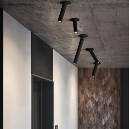 Minimalist Indoor Pendant Light | Directional Aluminum Track Style with Adjustable Beam for Contemporary Spaces