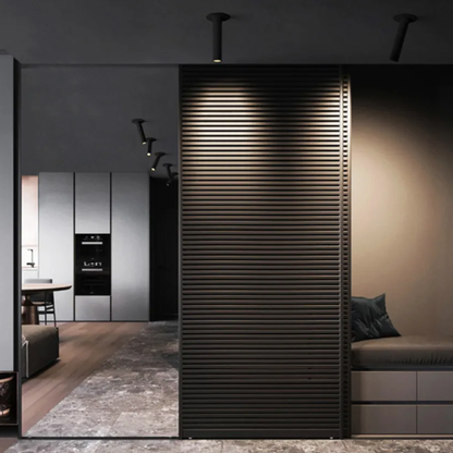 Minimalist Indoor Pendant Light | Directional Aluminum Track Style with Adjustable Beam for Contemporary Spaces