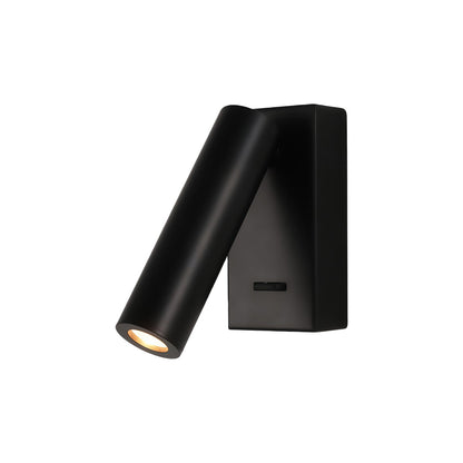 Minimalist LED Wall Sconce Lighting - Adjustable Metal Wall Lamp for Bedside Reading in Black, White, and Antique Bronze