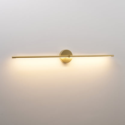 LED Bathroom Vanity Light Bar 27 Inch Modern Wall Sconce Fixture for Mirror Makeup Lighting Chrome Gold Black Hardwired Indoor 12W Warm Whit