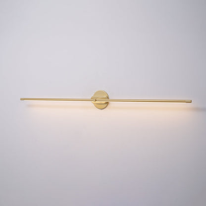 Linear LED Bathroom Vanity Light Fixture 27-50 Inch Metal Wall Sconce for Mirror Black Gold Brushed Nickel Warm Lighting Powder Room Dressin