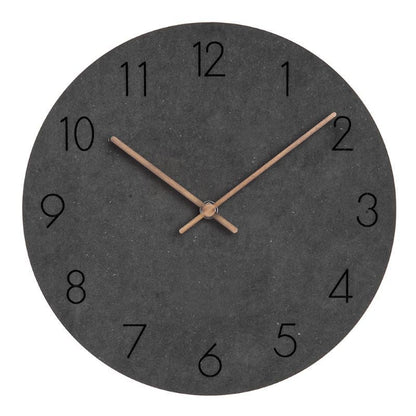 Minimalist Wall Clock | Silent Mechanism with Elegant Wood Design for Tranquil Spaces