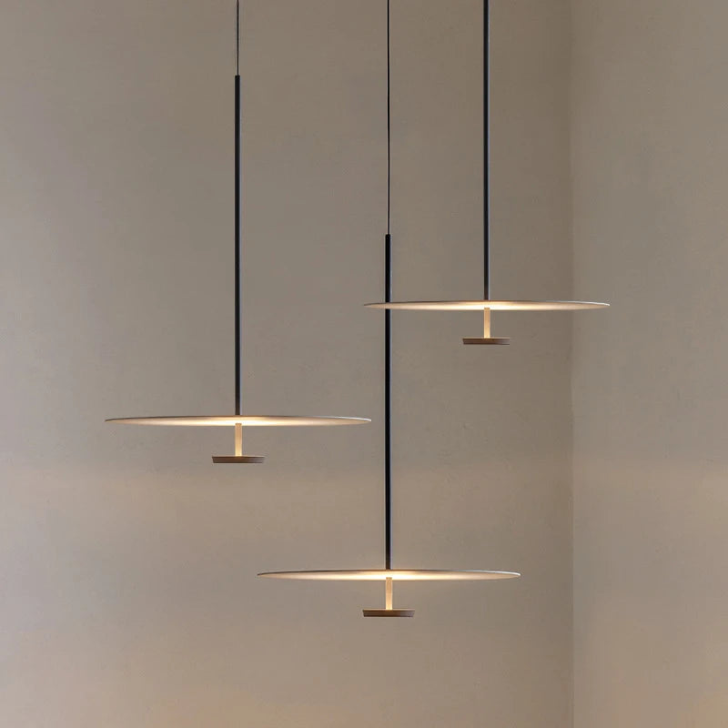 Modern Arc Pendant Lighting with Elegant Ring Design | Minimalist Fixture for Kitchen Island