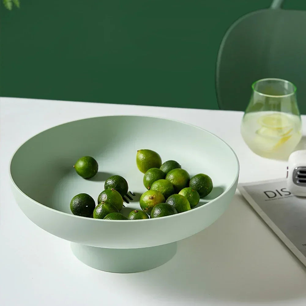 Mira Modern Fruit Bowl - Durable Plastic, Stylish Kitchen Accessory