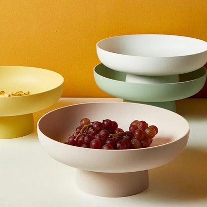 Mira Modern Fruit Bowl - Durable Plastic, Stylish Kitchen Accessory