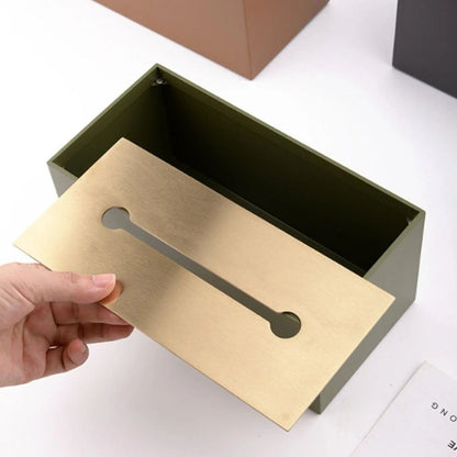 Mira Tissue Box Holder - High-Quality Iron, Minimalist Design