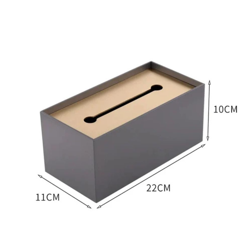 Mira Tissue Box Holder - High-Quality Iron, Minimalist Design
