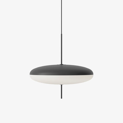Ceiling Pendant Light White Polymer Shade Adjustable Drop Height Modern Dining Room Kitchen Living Room Hanging Fixture E26 E27 Socket 12 in