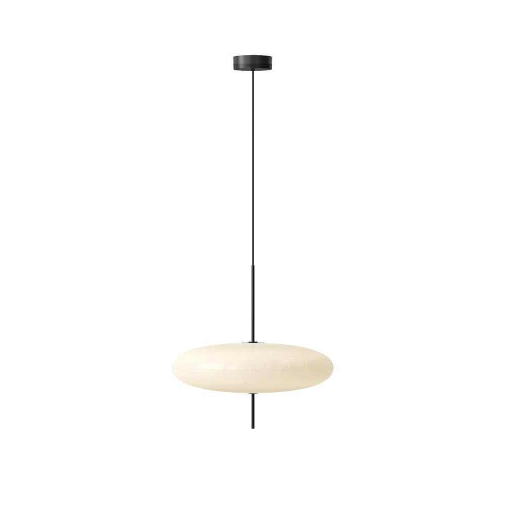 Ceiling Pendant Light White Polymer Shade Adjustable Drop Height Modern Dining Room Kitchen Living Room Hanging Fixture E26 E27 Socket 12 in