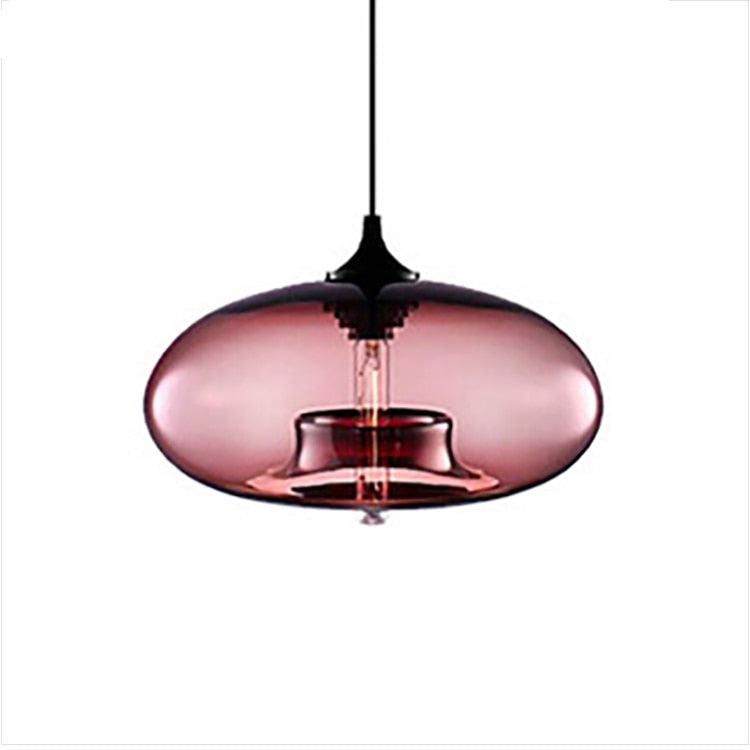 Glass Pendant Light Nordic Modern Hanging Fixture Adjustable Cord Bedroom Dining Living Room E27 LED 110-240V Interior Lighting Decor Vase