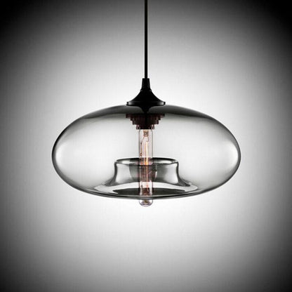 Glass Pendant Light Nordic Modern Hanging Fixture Adjustable Cord Bedroom Dining Living Room E27 LED 110-240V Interior Lighting Decor Vase