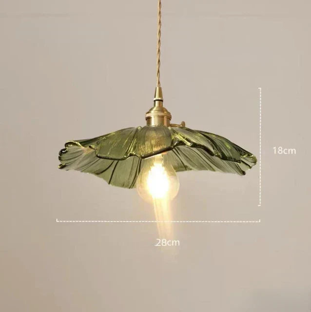Flower Glass Pendant Light Fixture Ceiling Hanging Lamp Dining Room Bedroom Modern Floral Shade Home Decor Lighting for Kitchen Living