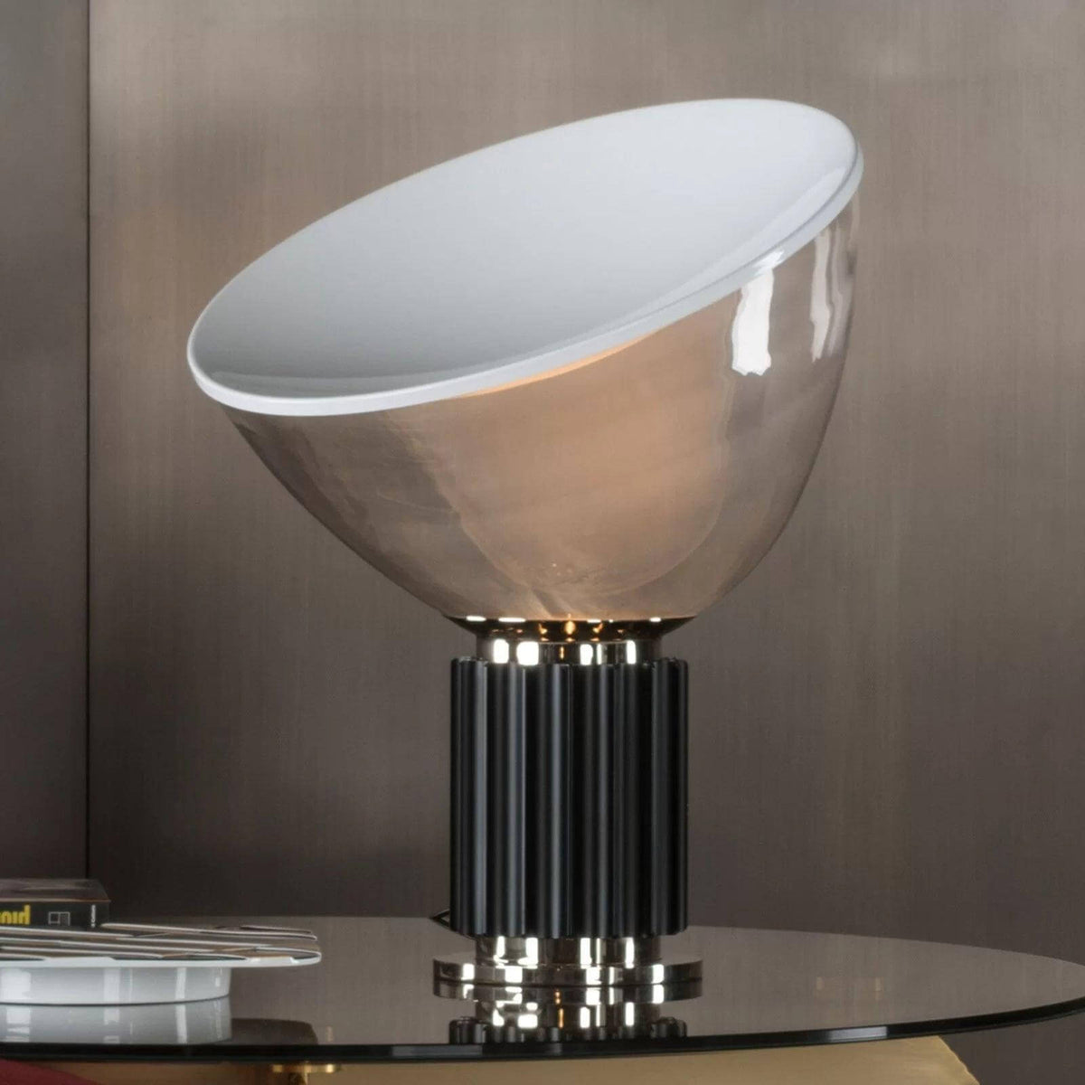 Adjustable Desk Lamp with Glass Shade for Bedroom Office Reading Room Ambient Light Fixture Contemporary Aluminum Design US Voltage 110-120V