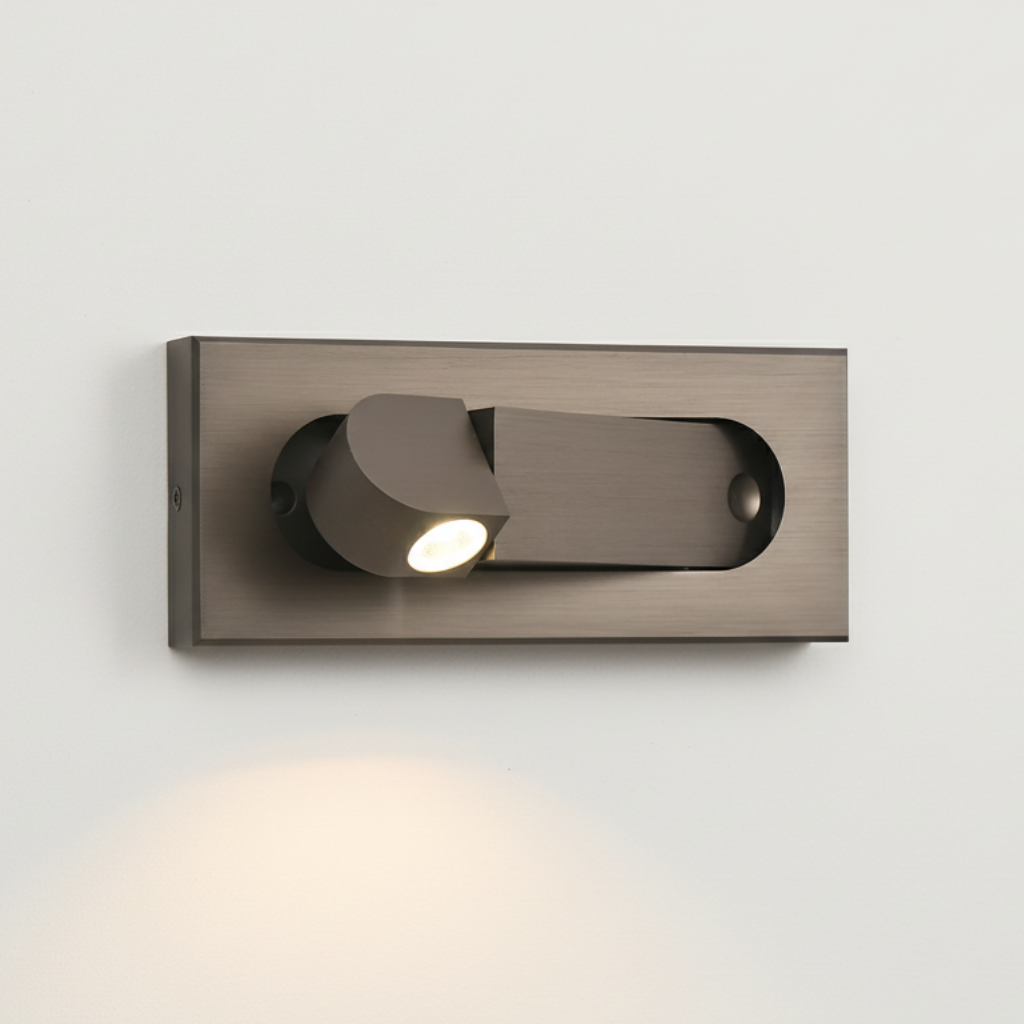 Wall Sconce Reading Light, LED Wall Lamp for Bedroom, Bedside Lamp with Foldable Arm, Modern Wall Light for Living Room