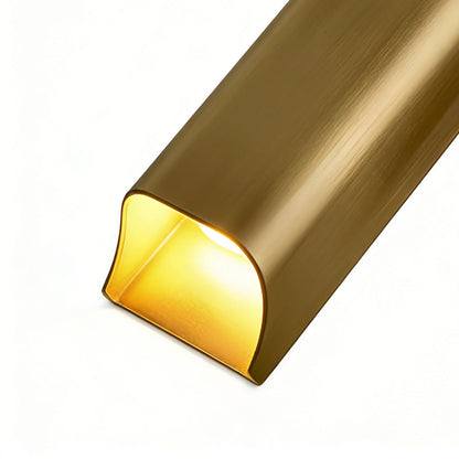 Modern Brass Wall Sconce Light with Up and Down Lighting – Warm White, Two Sizes Available, Ideal for Bedrooms and Living Rooms