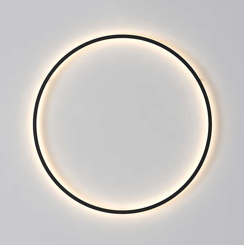 Modern Circle | Wall Light with Soft LED Glow | Stylish Sconce for Ambient Illumination