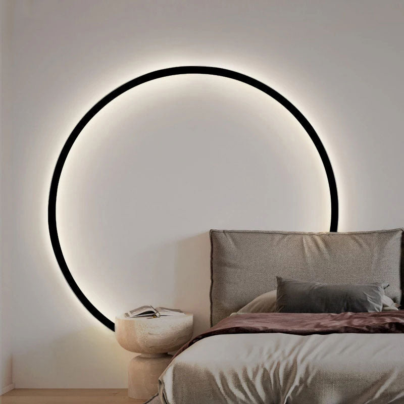 Modern Circle | Wall Light with Soft LED Glow | Stylish Sconce for Ambient Illumination