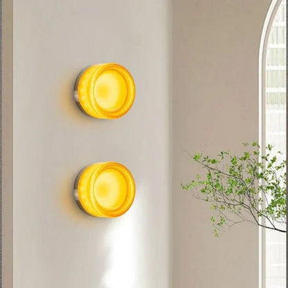 Modern Interior | Wall Sconce Lighting with Unique Acrylic Shade | Warm Ambiance for Cozy Spaces
