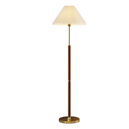 Modern Japandi Style Floor Lamp with Handmade Rice Paper Shade – Elegant Standing Lamp for Living Room and Cozy Spaces