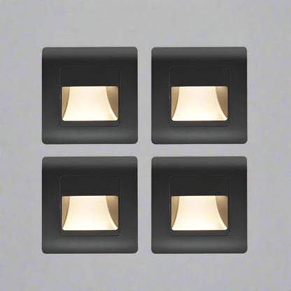 Modern LED Step Lights | Motion-Sensing Recessed Lighting with Four Color Options | Safe Illumination for Indoor and Outdoor Use