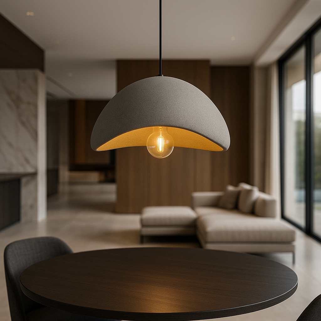 Ortekor Modern Pendant Light | Dimmable Hanging Lights with Adjustable Height | Elegant Kitchen Pendant Lighting for Cozy Ambiance
