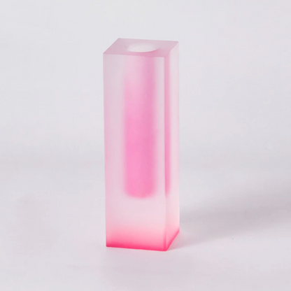 Modern Prism Acrylic Vase – Colorful Desktop Organizer for Floral Displays