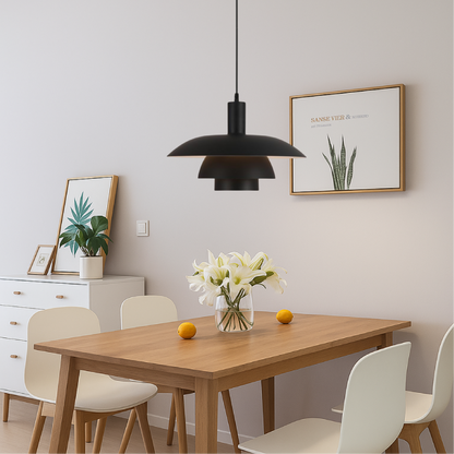 Modern Scandinavian Pendant Light with Dimmable LED | Stylish Hanging Lighting for Kitchen Island and Dining Spaces