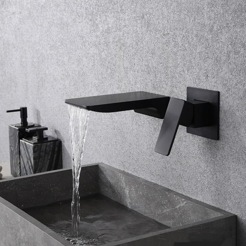 Modern Wall-Mounted Water Tap | Touchless Operation & Adjustable Settings | Sleek Design for Effortless Control