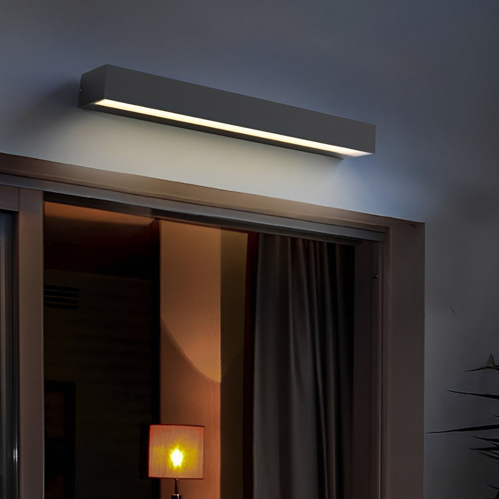 Modern Waterproof LED Porch Light – Minimalist Design with Two Color Temperatures