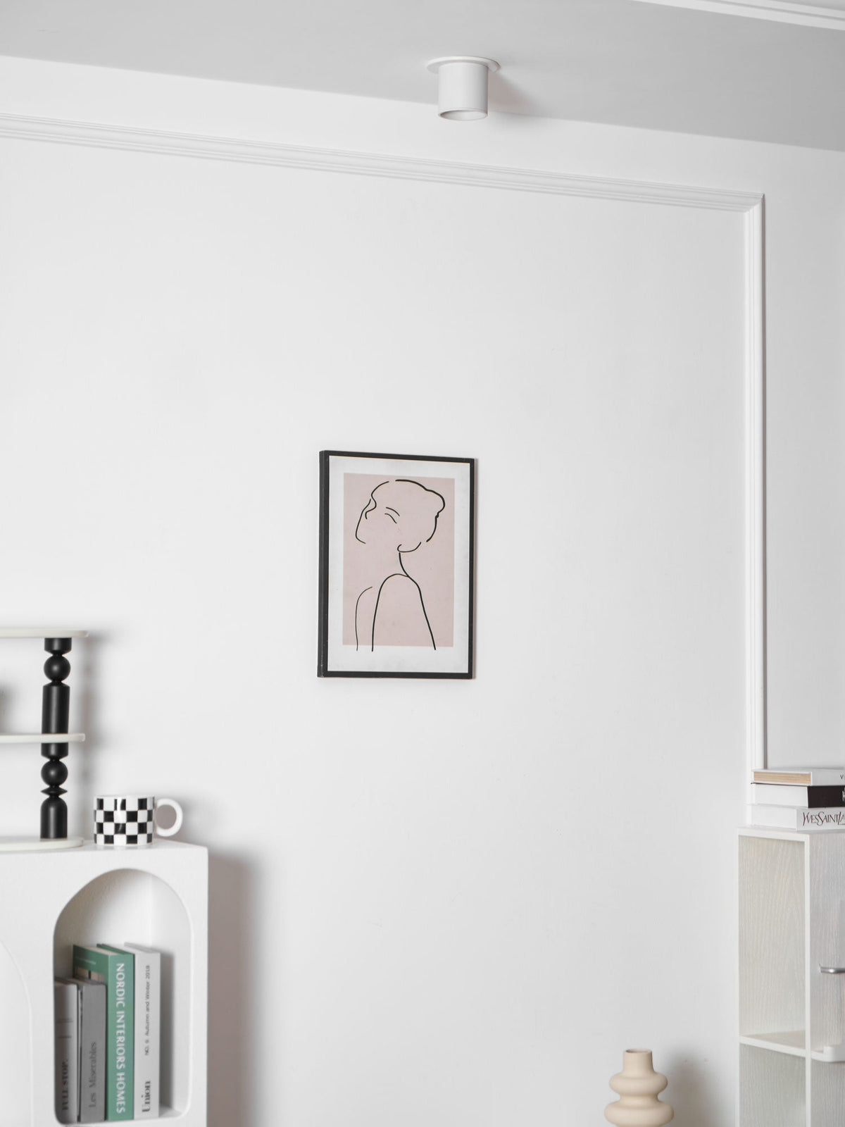 Compact LED Flush Mount Light 3×3 in Aluminum Surface Fixture Bedroom Hallway Kitchen Ceiling Wall Sconce 7W Warm Neutral Cool White Indoor