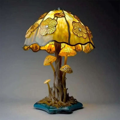 Handcrafted Mosaic Accent Lamp with Warm Glow – 10 Inch Decorative Lighting for Nightstands, Shelves & Cozy Spaces – Available in 8 Artisan