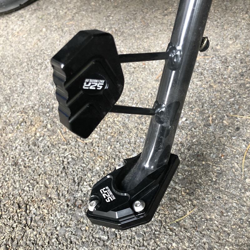 Motorcycle Accessory | Kickstand Enlarger Plate with Non-Slip Design | Enhanced Stability for Safe Parking